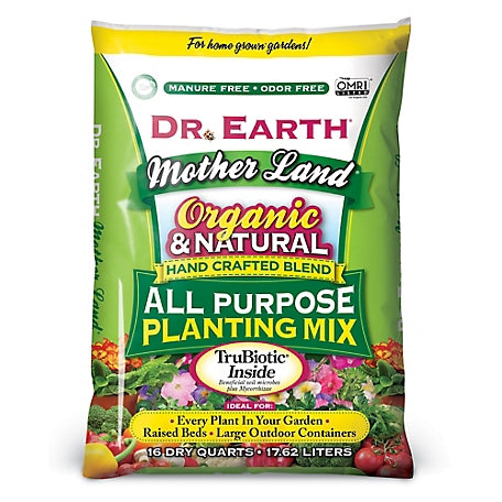 Dr. Earth® Mother Land® Organic All-Purpose Premium Planting Mix - 1.5cu ft