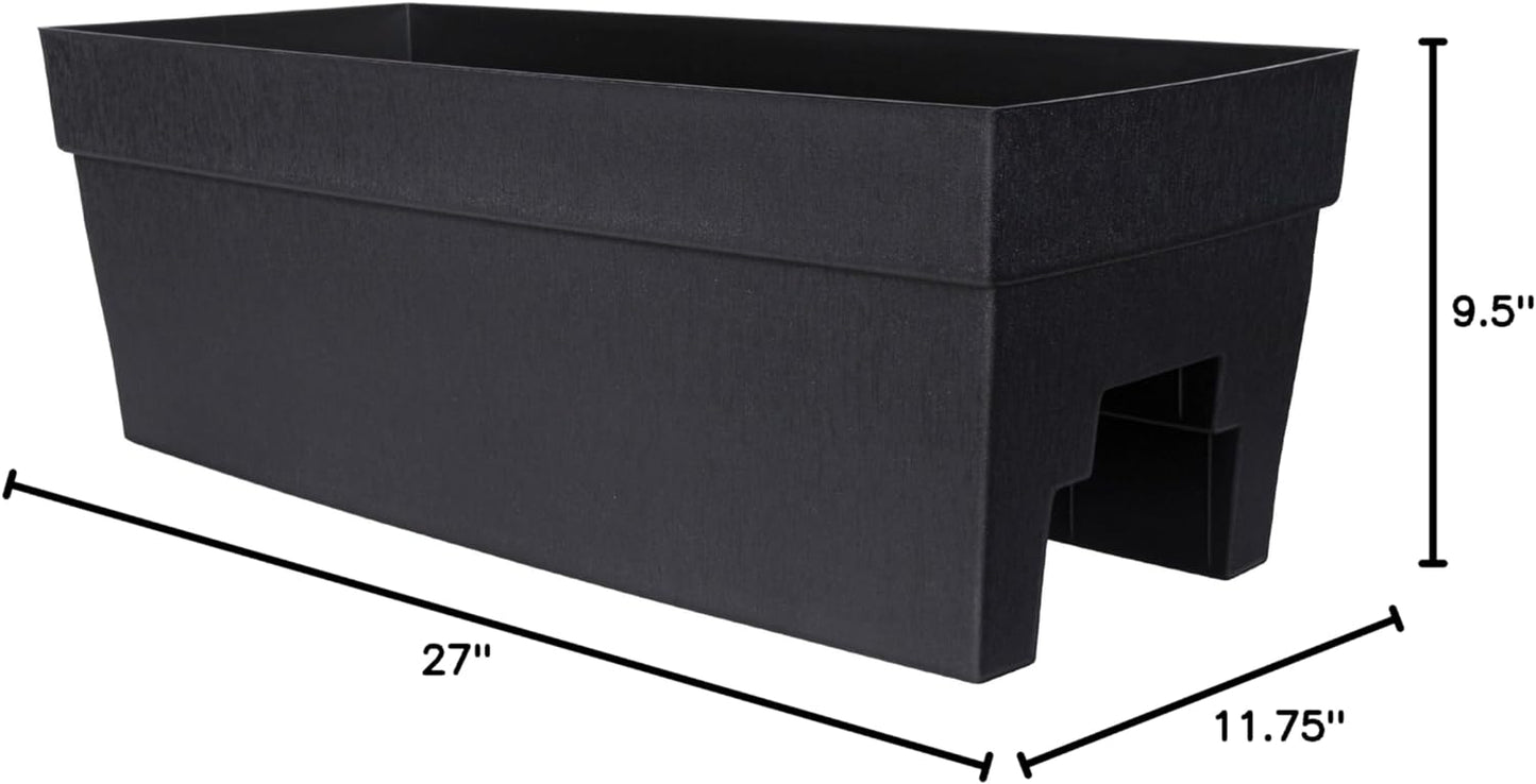 DCN® Harmony Black Rail Planter