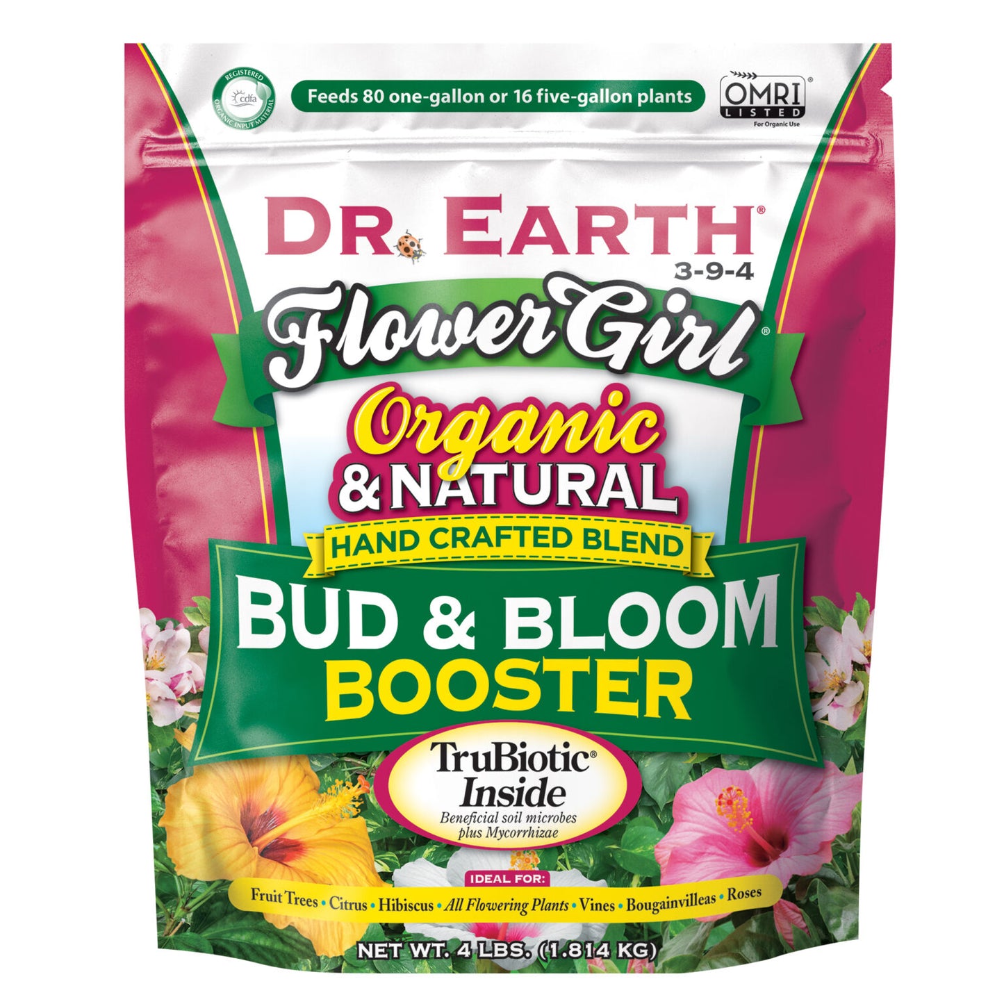 Dr. Earth® Flower Girl® Organic Bud & Bloom Booster 3-9-4 - 1 lb Bag