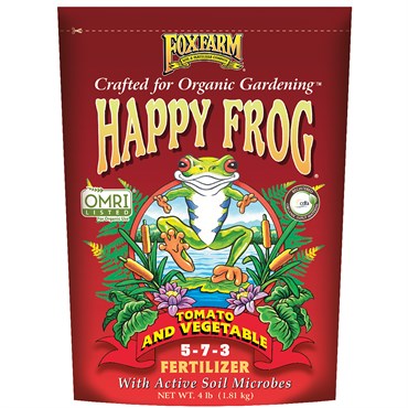 FoxFarm® Happy Frog® Tomato & Vegetable Fertilizer 5-7-3 - 4lb