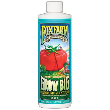 FoxFarm® Grow Big® Hydroponic Fertilizer 3-2-6 - 16oz - Concentrate