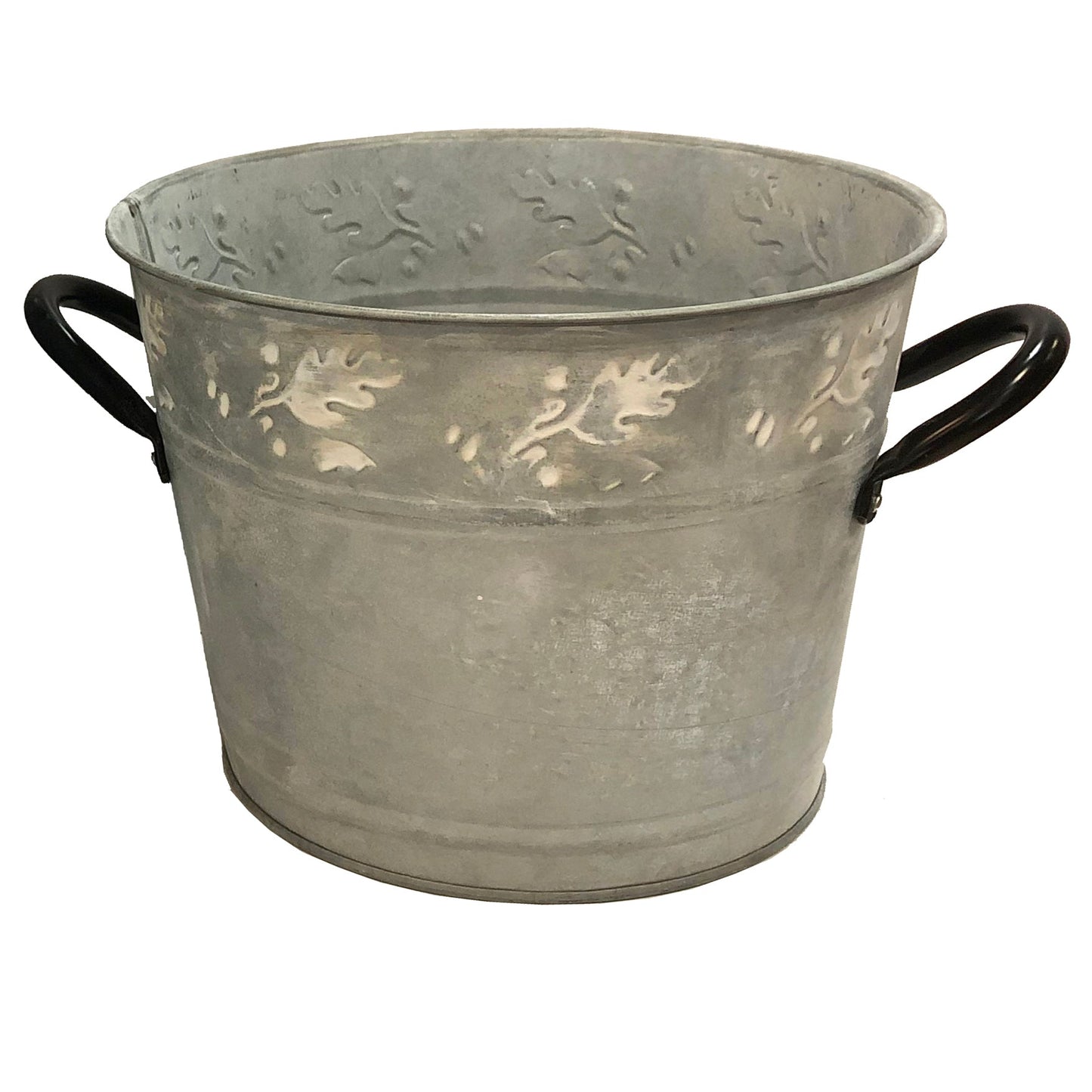 8" Farmhouse Bucket Planter with Handles