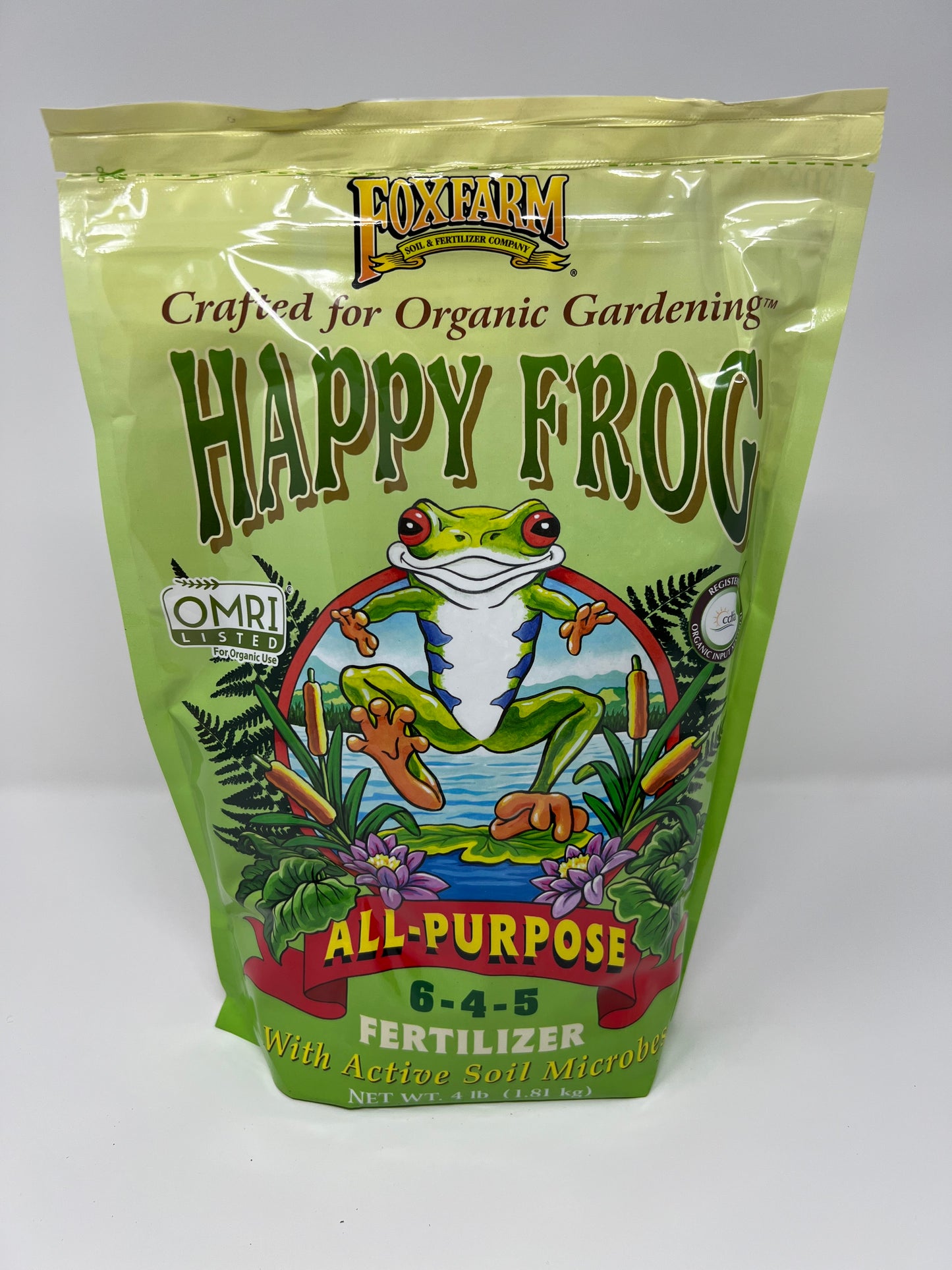 FoxFarm® Happy Frog® All-Purpose Fertilizer 6-4-5 - 4lb