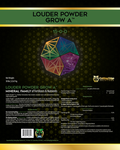 Cutting Edge Solutions® Louder Powder™ Grow A 15-0-0