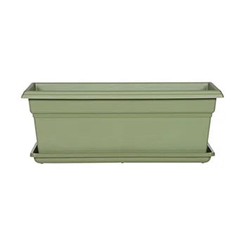 18" Flower Box Planter & Tray