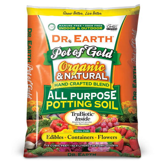 Dr. Earth® Pot of Gold® Organic All-Purpose Potting Soil - 8 qt bag