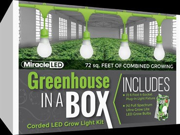 MiracleLED® Greenhouse in a Box-Ultra Grow Lite