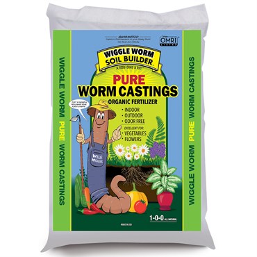 Wiggle Worm Soil Builder™ Pure Worm Castings Organic Fertilizer 4.5 lb bag