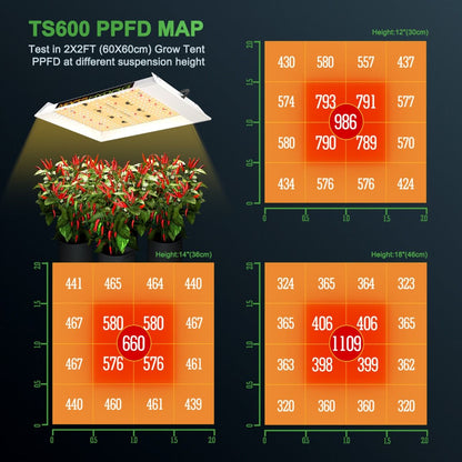 Mars Hydro Complete Indoor Grow Tent Kit with TS-600 LED Grow Light