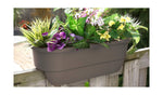 24" On-Rail Deck & Fence Planters (Set of 2)