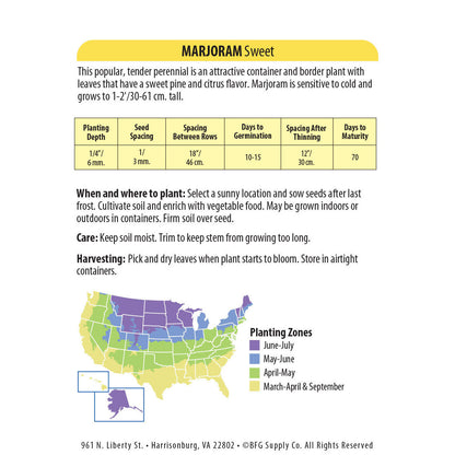 Marjoram Seeds